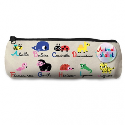 Trousse Ronde Animalphabet Cartes d'ART Ikaipaka jeux & jouets