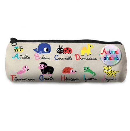 Trousse Ronde Animalphabet Cartes d'ART Ikaipaka jeux & jouets