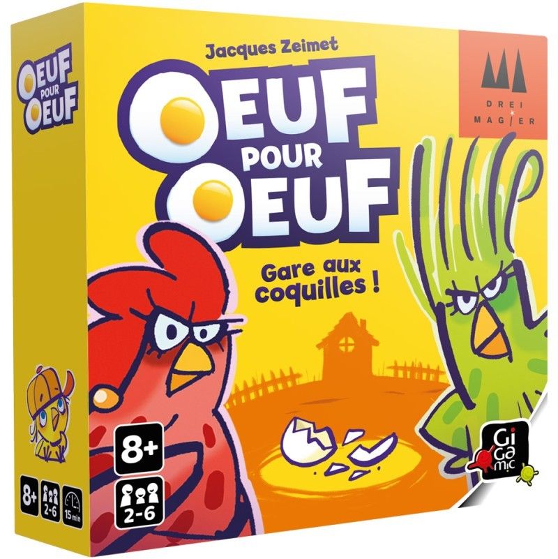 Oeuf pour Oeuf Gigamic Ikaipaka jeux & jouets Royan