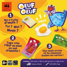 Oeuf pour Oeuf Gigamic Ikaipaka jeux & jouets Royan