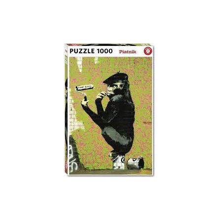 Puzzle 1000p Bansky Roller chimp  Ikaipaka jeux & jouets Royan