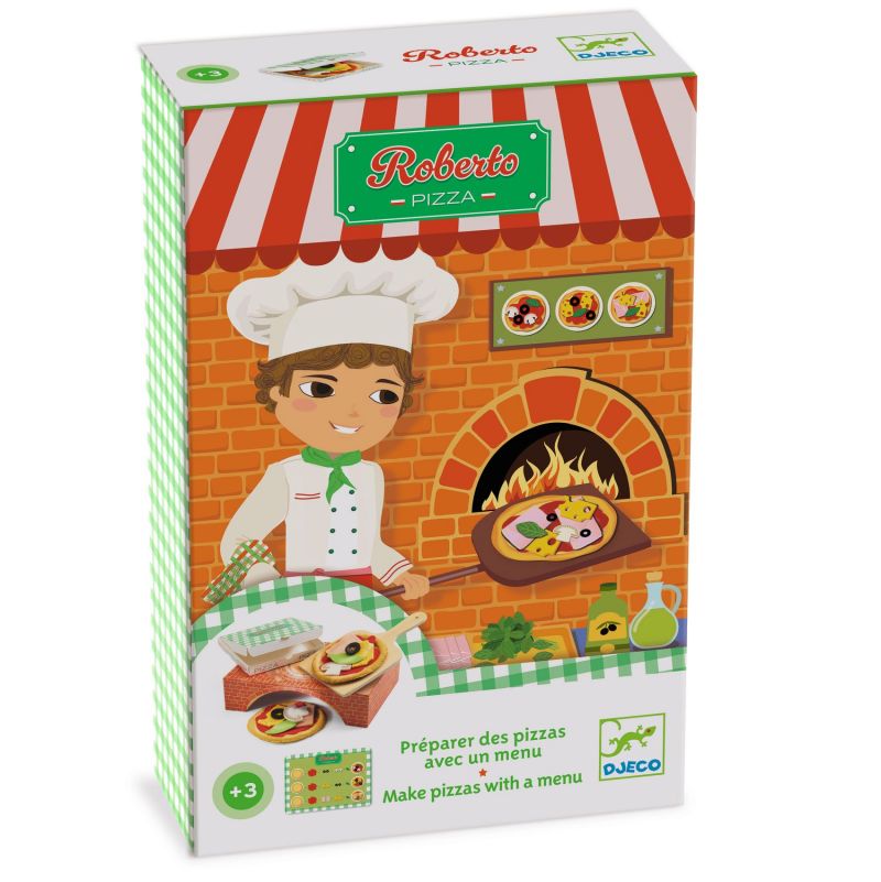 Jeu d'imitation Roberto Pizza Djeco Ikaipaka jeux & jouets Royan