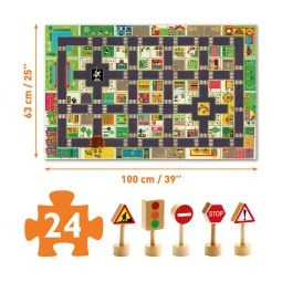 Pop to play Puzzle La ville Djeco Ikaipaka jeux & jouets Royan