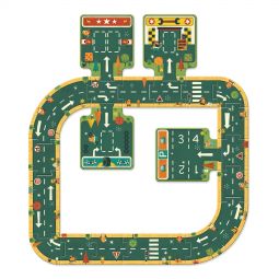 Pop to Play Puzzle Circuit de Voitures Djeco Ikaipaka jeux &