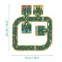 Pop to Play Puzzle Circuit de Voitures Djeco Ikaipaka jeux &