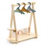Portant 3 cintres pour tenues Pomea Djeco Ikaipaka jeux &