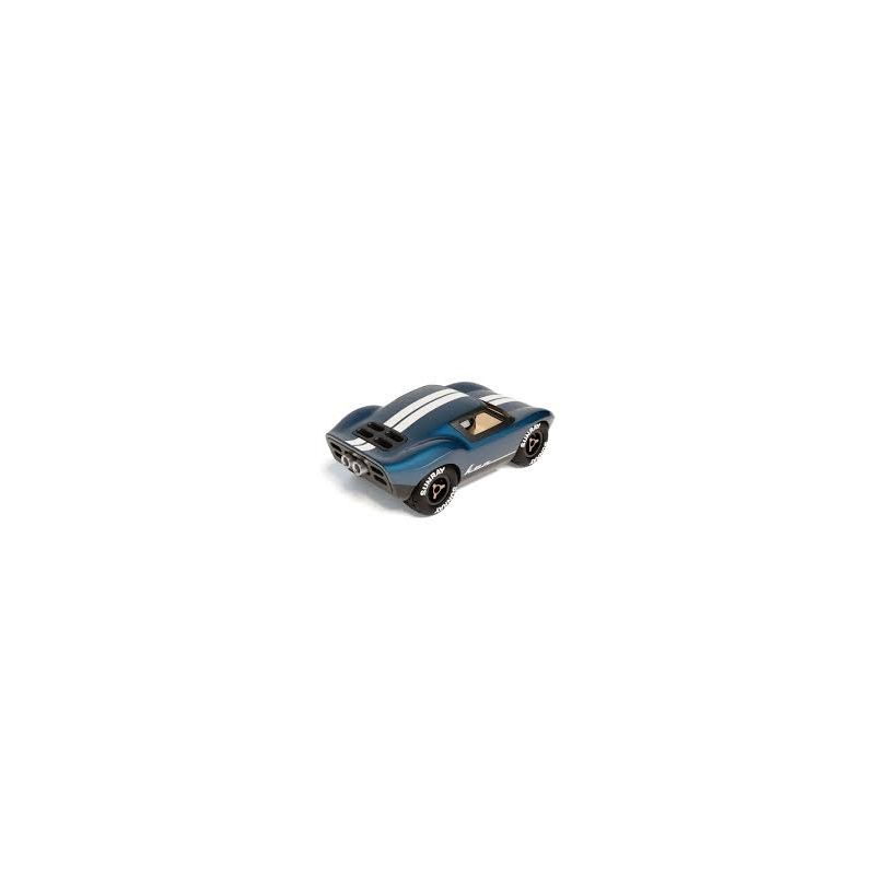 Playforever - Voiture Mini Ken Cash - Bleu/ Blanc - L.17,40cm -