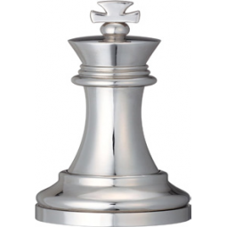 Casse-Tête Huzzle Cast Chess King - Silver  Ikaipaka jeux &