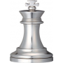 Casse-Tête Huzzle Cast Chess King - Silver  Ikaipaka jeux &