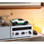 Playforever - Voiture Mini Ken Cline - Blanc/Vert - L.17,40cm -