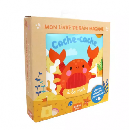 Mon livre de bain magique Cache cache à la Mer AUZOU Ikaipaka