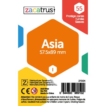 Sleeve Protège-cartes Zacatrus Asia 57.5*89 (par55)  Ikaipaka