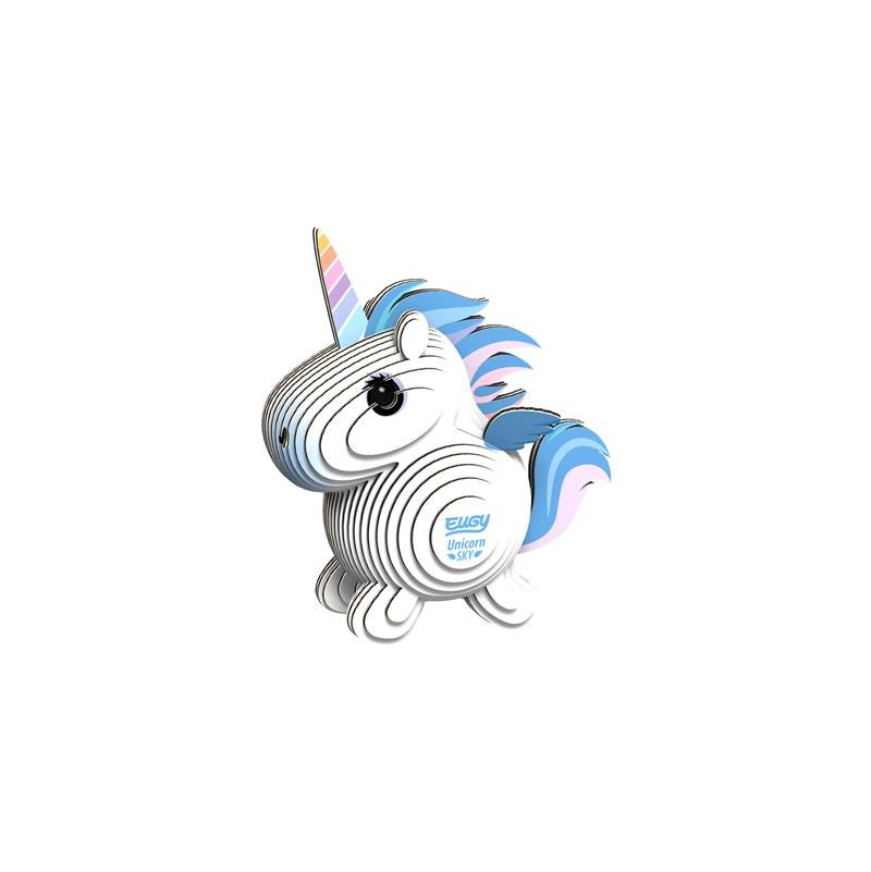 Eugy 3D Licorne Ciel EUGY 3D Ikaipaka jeux & jouets Royan