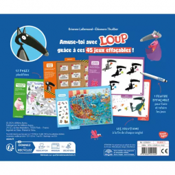 Mes jeux effaçables Loup AUZOU Ikaipaka jeux & jouets Royan