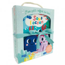 Coffret de bain Sous l'Océan Livre et marionnettes à doigts