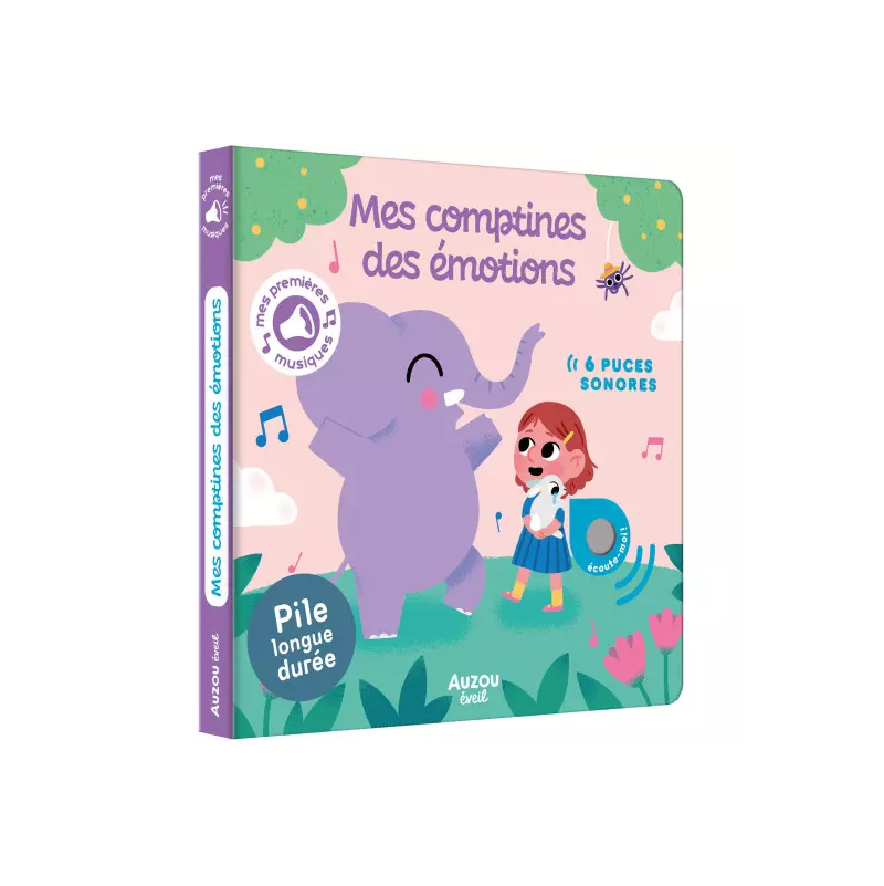 Livre Sonore Mes comptines des Emotions AUZOU Ikaipaka jeux &
