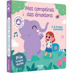 Livre Sonore Mes comptines des Emotions AUZOU Ikaipaka jeux &