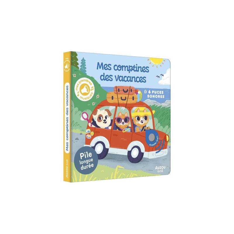 Livre Sonore Mes Comptines des Vacances AUZOU Ikaipaka jeux &