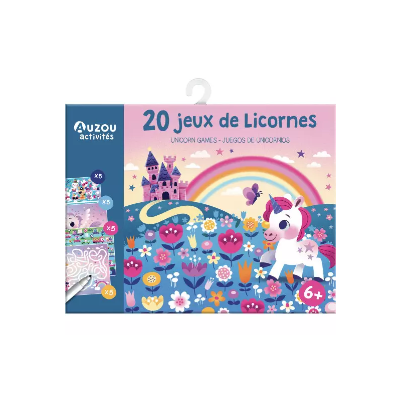 20 p'tits jeux Licornes AUZOU Ikaipaka jeux & jouets Royan