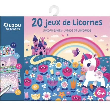20 p'tits jeux Licornes AUZOU Ikaipaka jeux & jouets Royan
