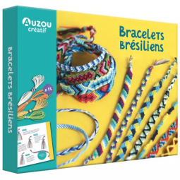 Mon coffret d'artiste Bracelets Brésiliens AUZOU Ikaipaka jeux