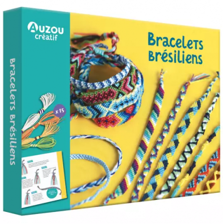 Mon coffret d'artiste Bracelets Brésiliens AUZOU Ikaipaka jeux