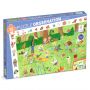 Puzzle 35p Le Square des Petits Amis Djeco Ikaipaka jeux &