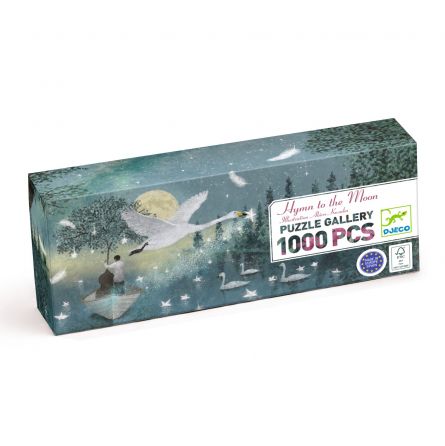 Puzzle 1000p Hymn to the Moon Djeco Ikaipaka jeux & jouets Royan