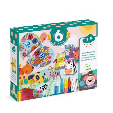 Coffret Multi activités Les animaux et leurs maisons Djeco