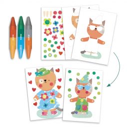 Coffret Multi activités Les animaux et leurs maisons Djeco