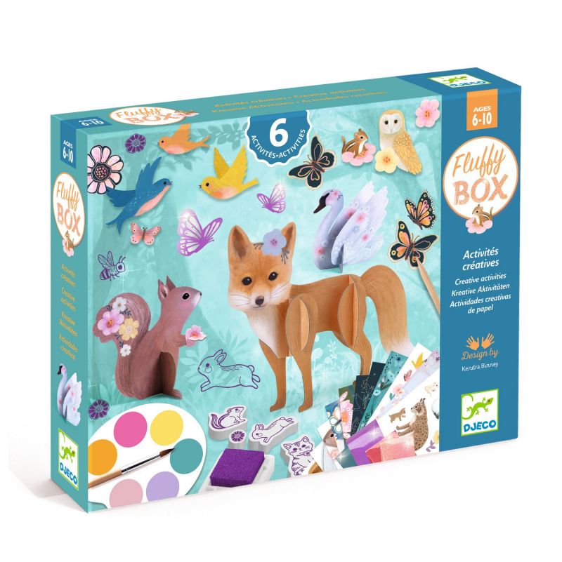 Coffret Multi activités Fluffy Box Djeco Ikaipaka jeux & jouets