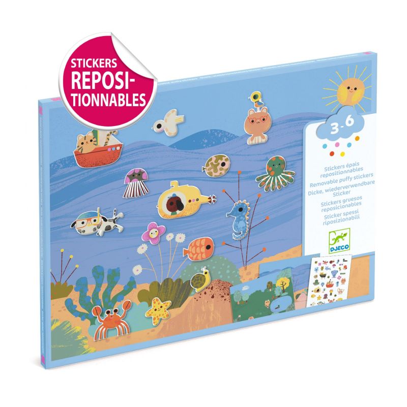 Stickers Summertime Djeco Ikaipaka jeux & jouets Royan