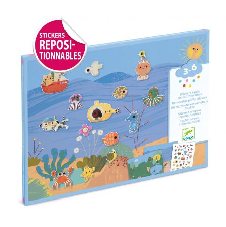 Stickers Summertime Djeco Ikaipaka jeux & jouets Royan