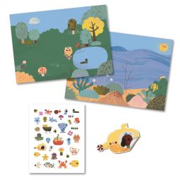 Stickers Summertime Djeco Ikaipaka jeux & jouets Royan