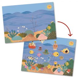 Stickers Summertime Djeco Ikaipaka jeux & jouets Royan