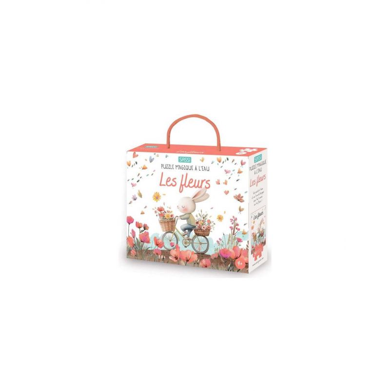 Puzzle 54p Magique à l'eau Les Fleurs  Ikaipaka jeux & jouets