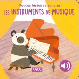 Livre Sonore Les instruments de Musique Sassi Ikaipaka jeux &