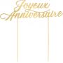Déco Gâteau Anniversaire doré Artemio Ikaipaka jeux & jouets