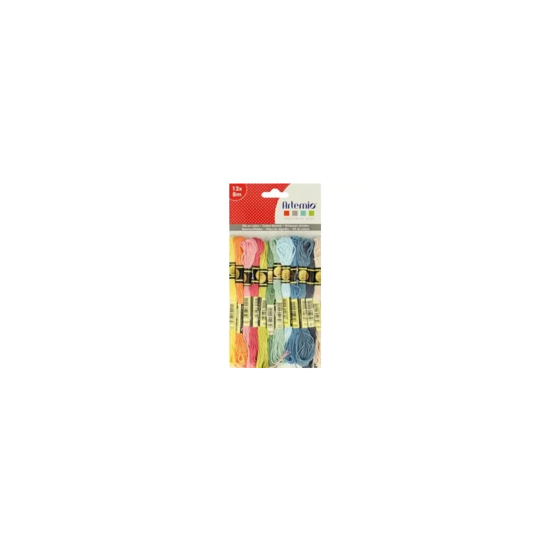Fils Coton 12X8m Pastels Artemio Artemio Ikaipaka jeux & jouets