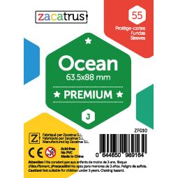 Sleeve Protège cartes Zacatrus Ocean premium 63.5 * 88 