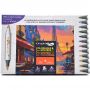 Graph'IT Go Kit Coloriage Mystère City Sunset Oz Ikaipaka jeux