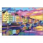 Graph'IT Go Kit Coloriage Mystère City Sunset Oz Ikaipaka jeux