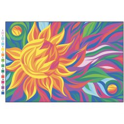 Graph'IT GO kit Coloriage Mystère Exotic Mandala Oz Ikaipaka