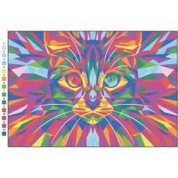 Graph'IT GO kit Coloriage Mystère Exotic Mandala Oz Ikaipaka