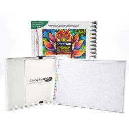 Graph'IT GO kit Coloriage Mystère Exotic Mandala Oz Ikaipaka