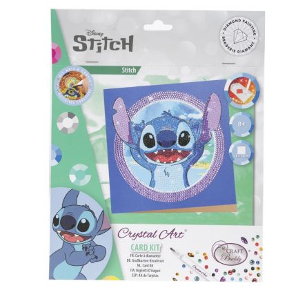 Crystal Art carte à Diamanter STITCH  Ikaipaka jeux & jouets