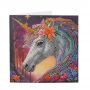 Crystal Art Carte à Diamanter Licorne Enchantée Oz Ikaipaka