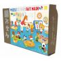 Puzzle Michèle Wilson 12p Bois Enfant La Maternelle Puzzle
