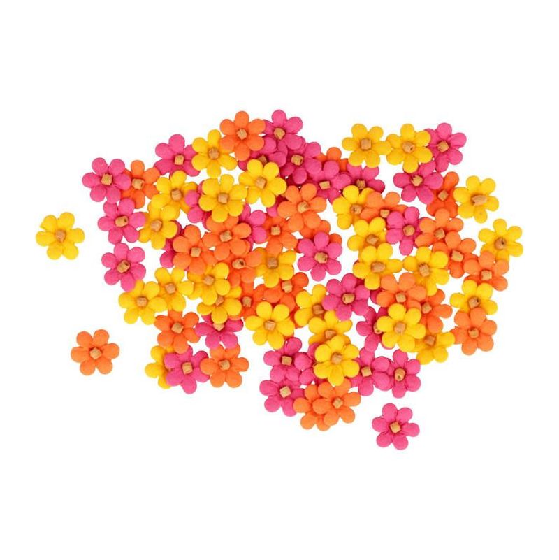 Fleurs Coton recyclé 3 couleurs petite Artemio Artemio Ikaipaka