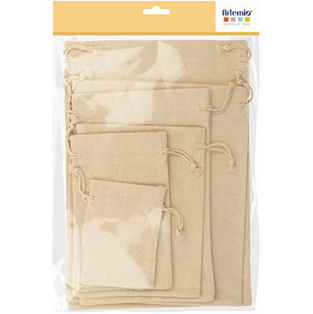 Set 5 pochettes Toile Artemio Artemio Ikaipaka jeux & jouets